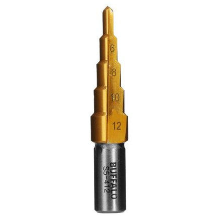 SESHIN BUFFALO Step Drill 12mm–35mm, TiN Coated