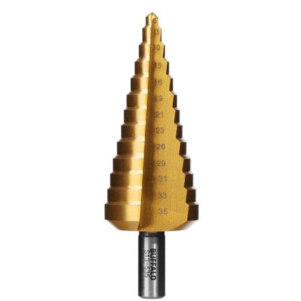 SESHIN BUFFALO Step Drill 12mm–35mm, TiN Coated