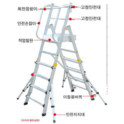 BUSUNG Safety Platform Ladder