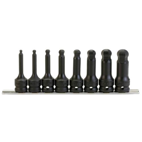 GENIUS TOOLS Impact Hex Bit Socket Set Ball Point WH-408MD