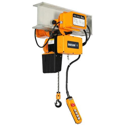 DAESAN Electric Chain Hoist with Motorized Trolley EDLM-125-1 125 t