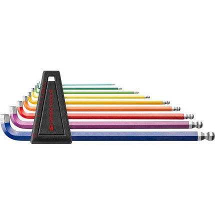 PB SWISS Rainbow Ball Hex Key Set 100-Degree