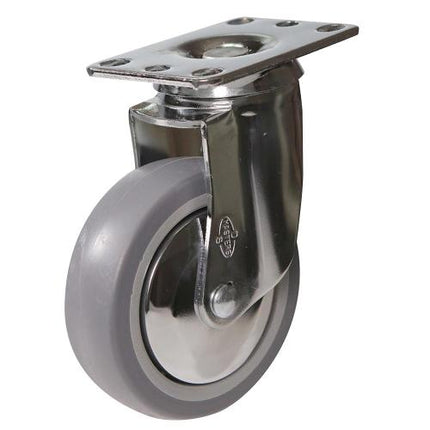 DAESIN Silent-Roll Caster Total-Lock Swivel