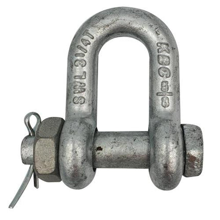 KBC Forged D Shackle, Bolt Type (Alloy), 9.5–25 mm