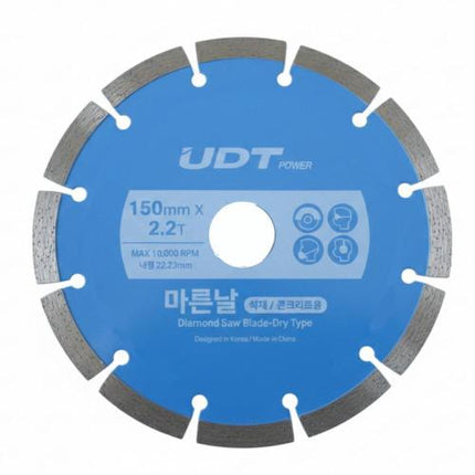 UDT Dry Diamond Blade, Ø105–180 mm