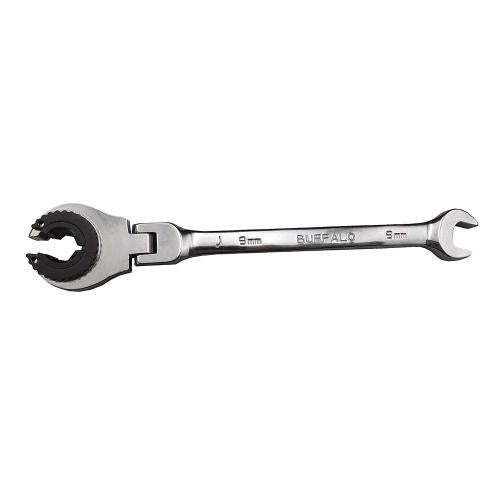 SESHIN BUFFALO Ratchet Combination Wrench Flexible Open Type 15mm