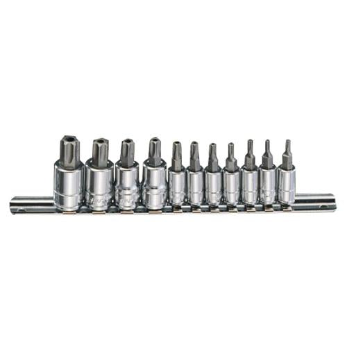 GENIUS TOOLS Star Bit Socket Set Tamper-Proof BS-2311P