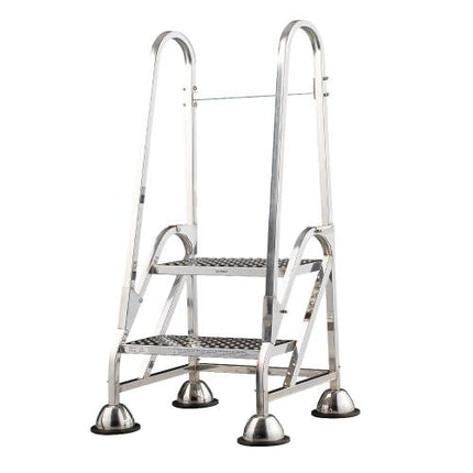 OSUNG MIDAS Mobile Step Ladder (Stainless) MLS-500HS