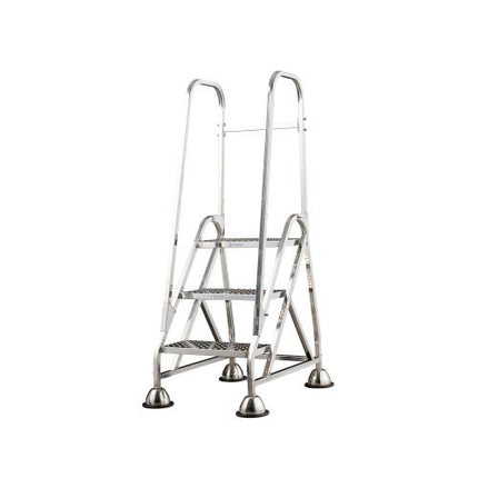 OSUNG MIDAS Mobile Step Ladder (Stainless) MLS-730HS