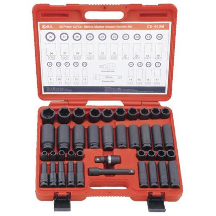GENIUS TOOLS Impact Socket Set CD-440M