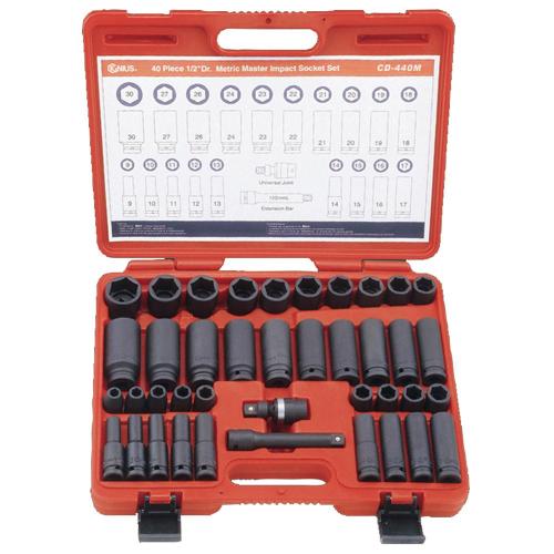 GENIUS TOOLS Impact Socket Set CD-440M