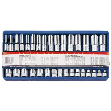 GENIUS TOOLS Hand Socket Set Long GS-332M