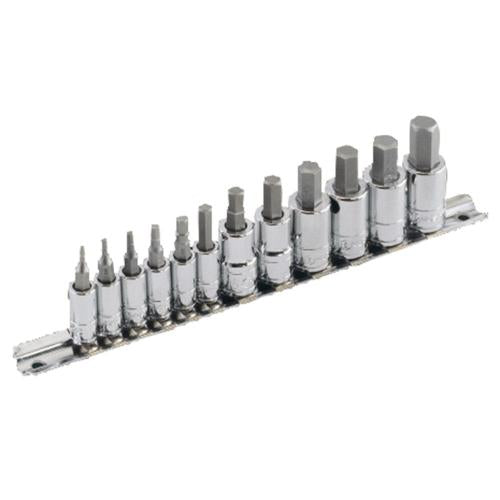 GENIUS TOOLS Hex Bit Socket Set BS-2312H