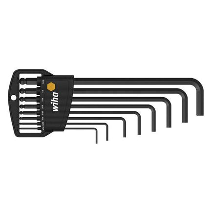 wiha Ball Hex Key Set Black SB369HZ8