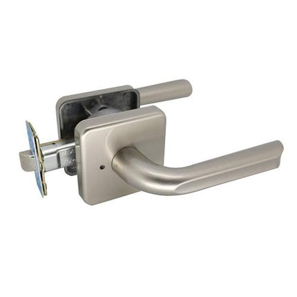 HYUNDAI DL Tubular Lever Lock Door Handles Bathroom 4100First Grey