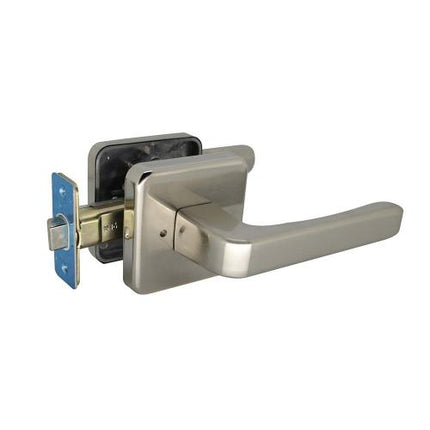 HYUNDAI DL Tubular Lever Lock Door Handles Bathroom 4100First Grey