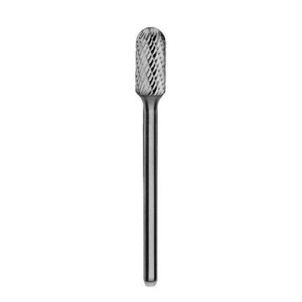 SESHIN BUFFALO Carbide Rotary Burr, Cylindrical, Ball Nose (SC), 6mm Shank, Double Cut, Ø6×16mm–12.7×25mm