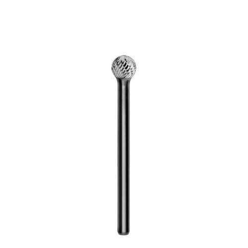 SESHIN BUFFALO Carbide Rotary Burr, Ball (SD), 6mm Shank, Double Cut, Ø6×5mm–12.7×11mm