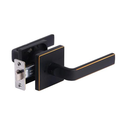 JUNGHWA Tubular Lever Lock Door Handles Bathroom 2600SQEdge-GD