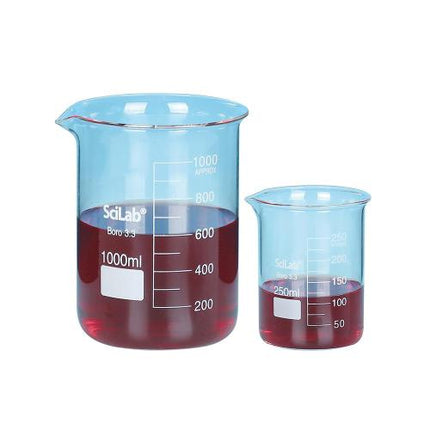 DAIHAN Scientific Beaker, Borosilicate Glass 50 mL–2 L