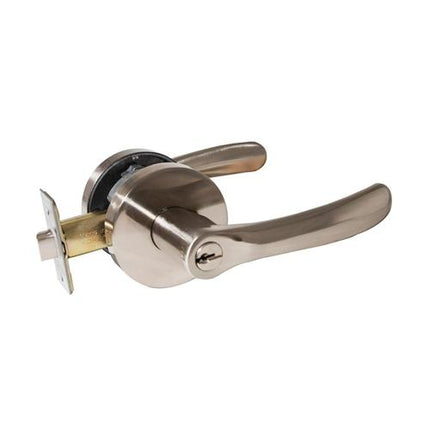 VIVA Tubular Lever Lock Door Handles Bedroom 1200Dolphin SN