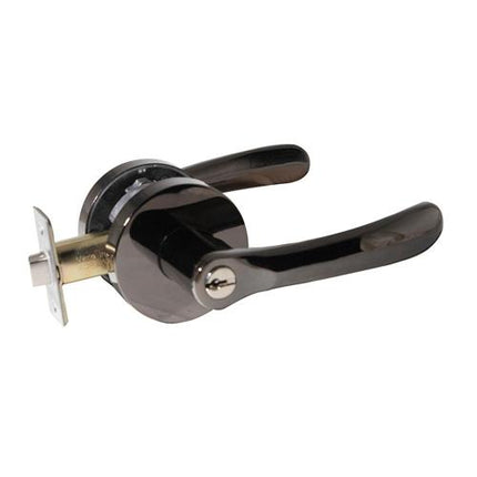 VIVA Tubular Lever Lock Door Handles Bedroom 1200Dolphin SN
