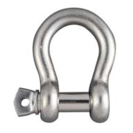 KBC Forged Bow Shackle, Screw Pin, 6.4–25 mm