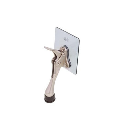 CHEONGGUMETAL Adhesive Door Stopper Horseshoe Type Small(130mm) Gray(Poly-Bagged)