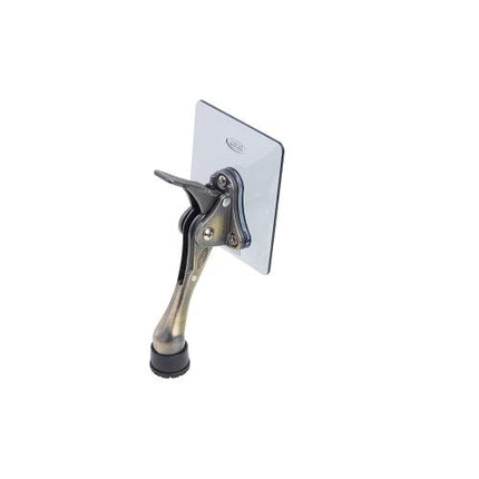 CHEONGGUMETAL Adhesive Door Stopper Horseshoe Type Small(130mm) Gray(Poly-Bagged)