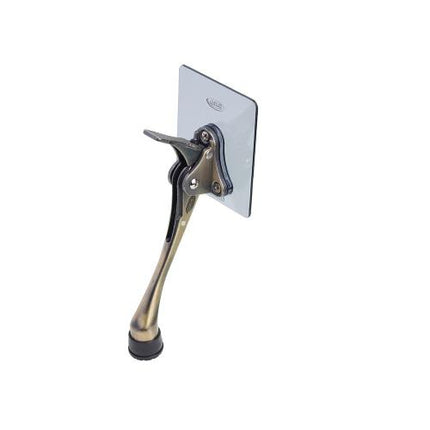 CHEONGGUMETAL Adhesive Door Stopper Horseshoe Type Small(130mm) Gray(Poly-Bagged)