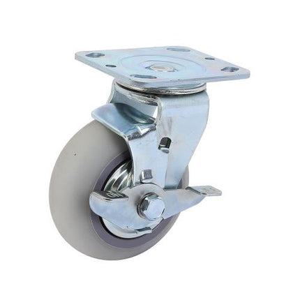 DAESIN Silent-Roll Caster Heavy Load Swivel with Brake