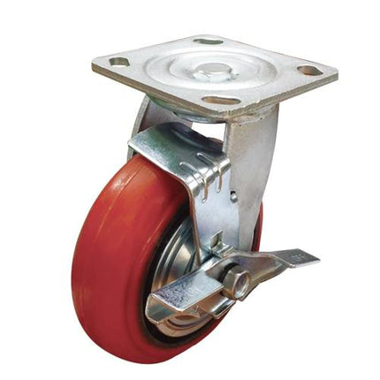 SAMSONG Heavy-Duty Caster Swivel with Brake OP6640