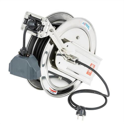 KORIL Auto-Rewind Cable Reel (Stainless) ALE