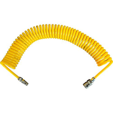 UDT PU Coil Hose (Yellow), 10×6.5 / 12×8 / 8×5 mm