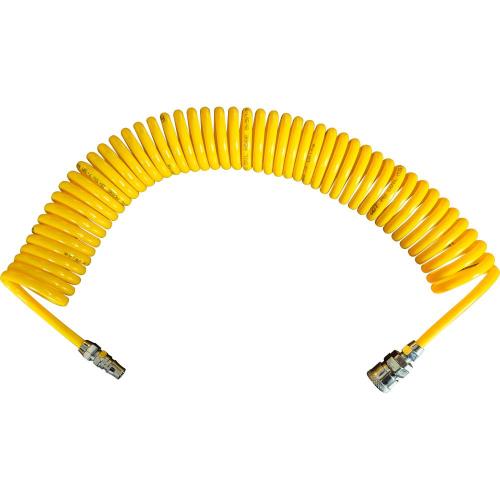 UDT PU Coil Hose (Yellow), 10×6.5 / 12×8 / 8×5 mm