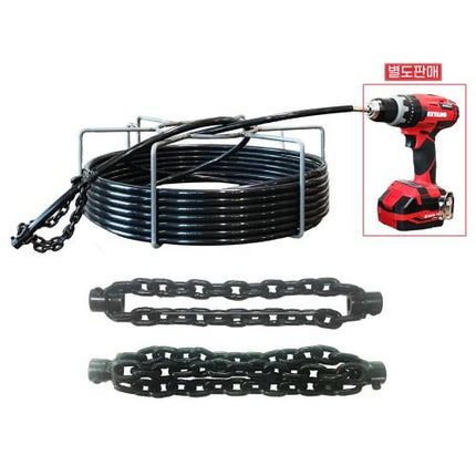 ROX Flexible Shaft Drain Cleaner 6.3mm-15M