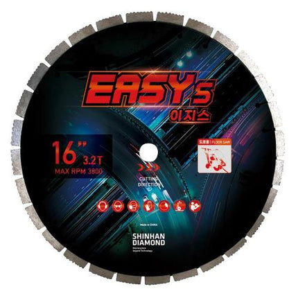 SHINHAN Dry Diamond Blade for Asphalt & Concrete, Ø364–607 mm