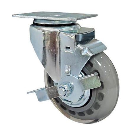 DAESIN Silent-Roll Caster Swivel with Brake DS2031EPU