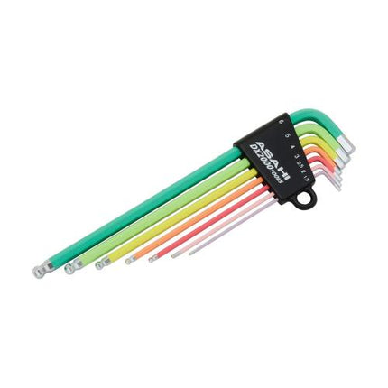 ASAHI Color Ball Hex Key Set Long