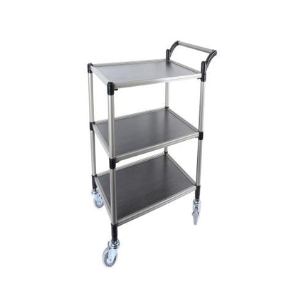 SMATO Utility Cart Oak Wood 3-Tier(Extra Large)