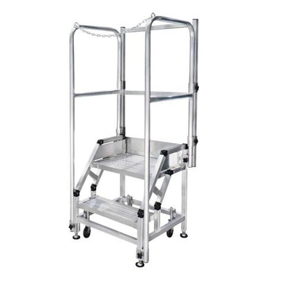 KEUMCHANG Auto-Stop Safety Rail Ladder KC-WTAF-S-50