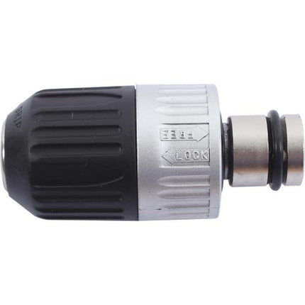 BLUETEC Keyless Chuck, Hex Shank 2–13mm, Push-Pull