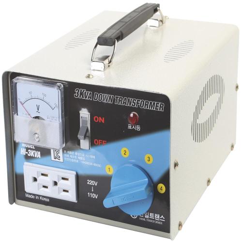 HANIL TRANS Step-Down Transformer (220V→110V) 3KVA (Toroidal)