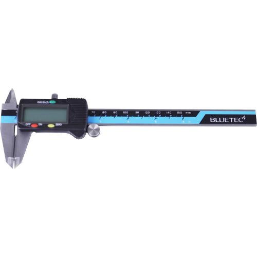BLUETEC Digital Caliper, Carbide-Tipped Jaw