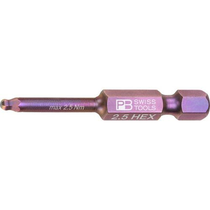 PB SWISS Ball Hex Bit PB E6.212/2.5
