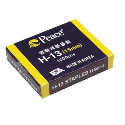 PEACE Staples 'H-13(15MM) 1-Piece=10Box