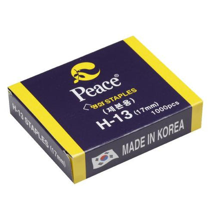 PEACE Staples 'H-13(15MM) 1-Piece=10Box