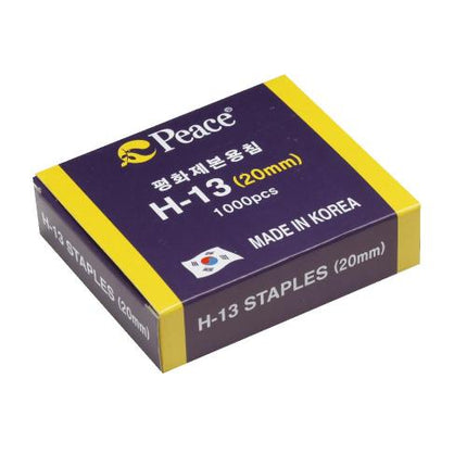 PEACE Staples 'H-13(15MM) 1-Piece=10Box