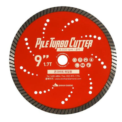 SHINHAN Turbo Diamond Blade, Ø105–240 mm