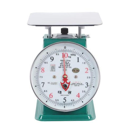 TAEKWANG Mechanical Dial Scale 2 kg–50 kg, Stainless Cover